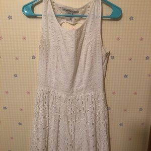 White Crocheted Dress